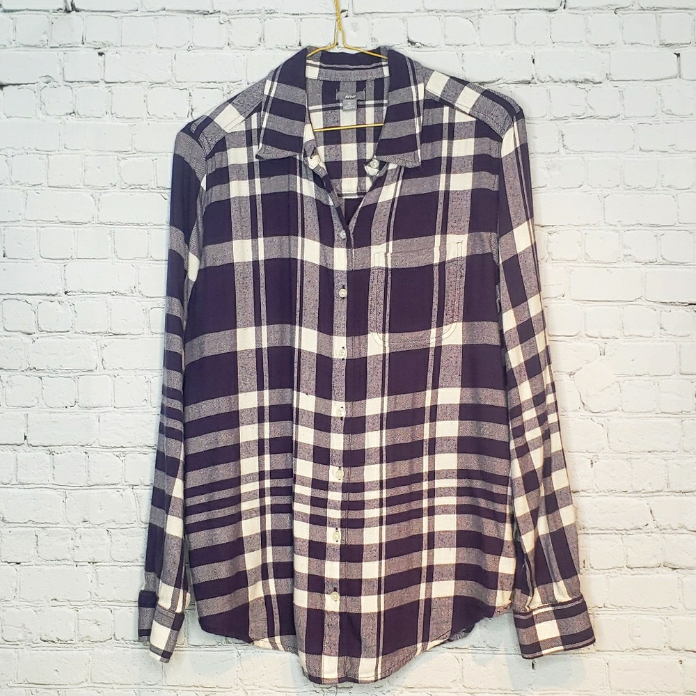 Aerie Button Down Top S/P
